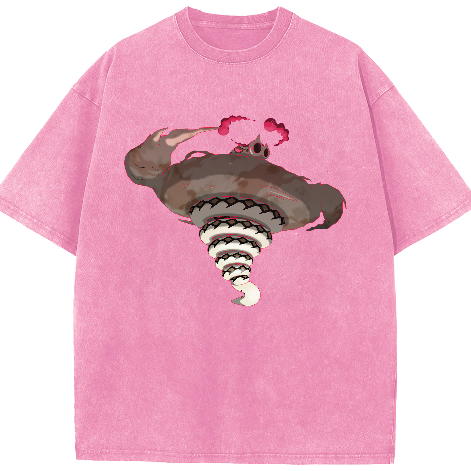 （画像用） ポケットモンスター Pokémon 綿100% ヴィンテージ風 半袖Tシャツ（フロントプリント）